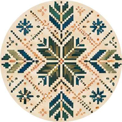 Icon of a stitched pattern.