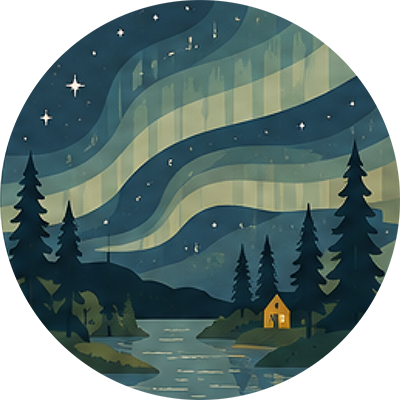 Icon of the Northern Lights.
